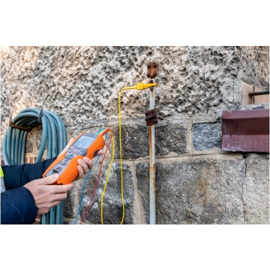 Miernik wielofunkcyjny z funkcją testu wyłączników RCD tester cyfrowy LCD + Bluetooth do instalacji elektryczych SONEL MPI-507