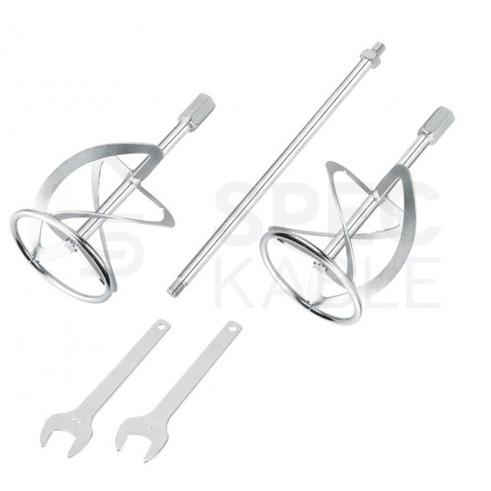 Mieszarka pojedyncza sieciowa 1600W 230V do zapraw i farb 250-800 obr/min w zestawie z akcesoriami GRAPHITE 58G787