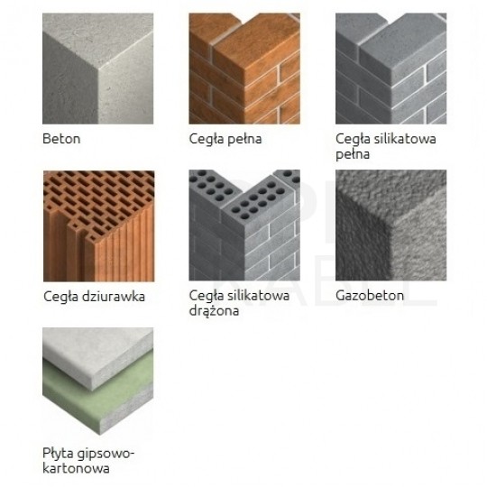 MIX Kołki rozporowe uniwersalne UNO 5x24mm, 6x28mm, 8x32mm + wkręty PZ z łbem stożkowym do wszystkich typów podłoża RAWLPLUG 120szt