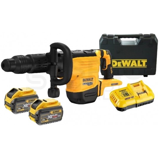 MŁOT WYBURZENIOWY AKUMULATOROWY XR SDS-MAX 54V 2*9.0AH DEWALT