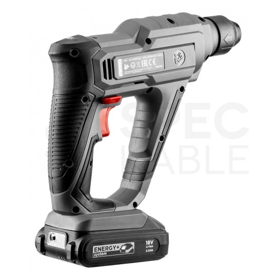Młotowiertarka udarowa akumulatorowa 18V z uchwytem SDS-Plus 0,8J bez akumulatora GRAPHITE ENERGY+ 58G009