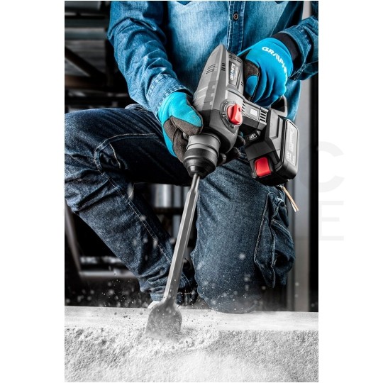 Młotowiertarka udarowa akumulatorowa 18V z uchwytem SDS-Plus 2,2J bez akumulatora GRAPHITE ENERGY+ 58G027