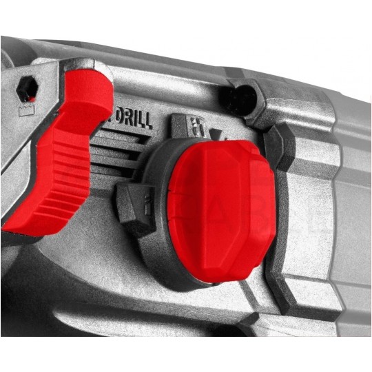 Młotowiertarka udarowa sieciowa 230V 900W z uchwytem i walizką SDS-Plus 2-funkcyjna 3.4J GRAPHITE 58G539