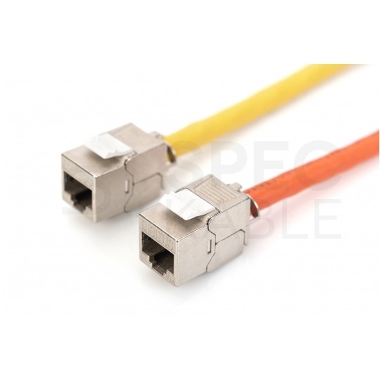 Moduł keystone RJ45 FTP kat.6A ekranowany metalowy beznarzędziowy DIGITUS