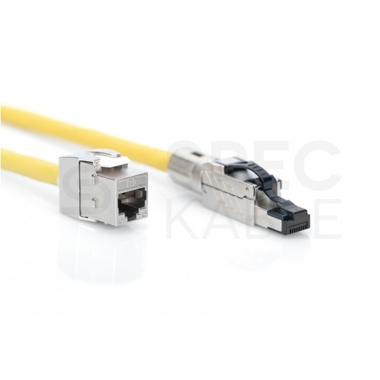 Moduł keystone RJ45 STP kat.8.1 beznarzędziowy metal DIGITUS