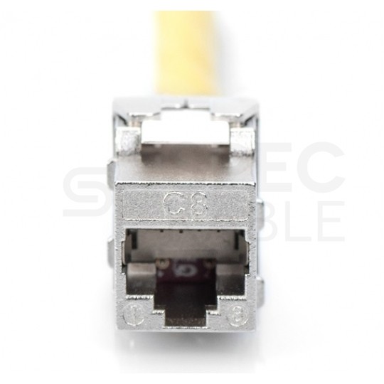 Moduł keystone RJ45 STP kat.8.1 beznarzędziowy metal DIGITUS