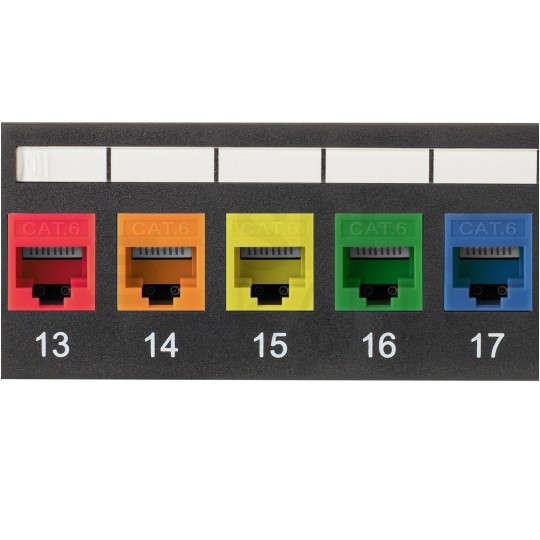 Moduł keystone RJ45 UTP kat.6 nieekranowany beznarzędziowy pomarańczowy NEKU