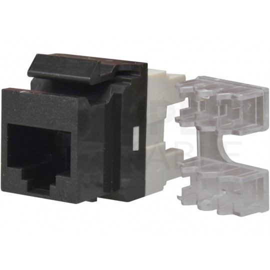 Moduł keystone RJ45 UTP kat.6 nieekranowany czarny Molex
