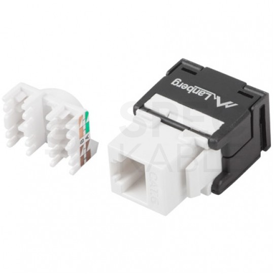 Moduł keystone RJ45 UTP kat.6A beznarzędziowy Lanberg