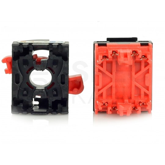 Moduł keystone RJ45 UTP kat.6A nieekranowany przekręcany czarny NEKU