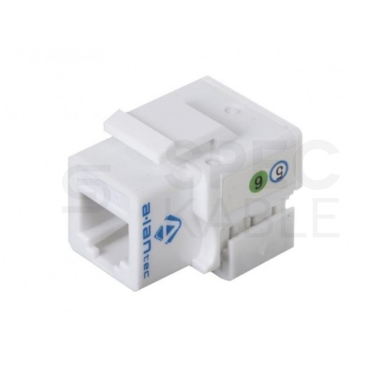 Moduł keystone telefoniczny kat.3 RJ11 6P4C biały Alantec