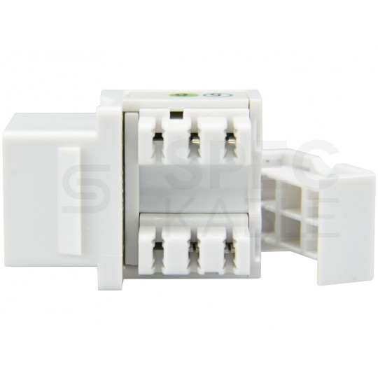 Moduł keystone telefoniczny kat.3 RJ11 6P4C biały NEKU