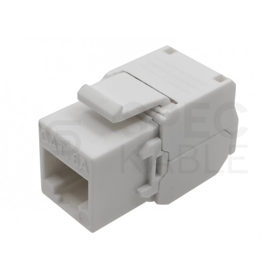 Moduł keystone z wbudowaną identyfikacją LED RJ45 UTP kat.6A nieekranowany beznarzędziowy WireArte