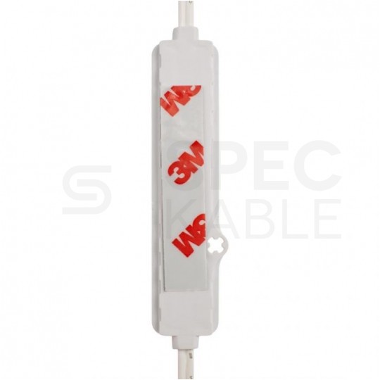 Moduł oświetleniowy 3x LED SMD 0,72W 12V 83lm/W czerwony z taśmą samoprzylepną IP68