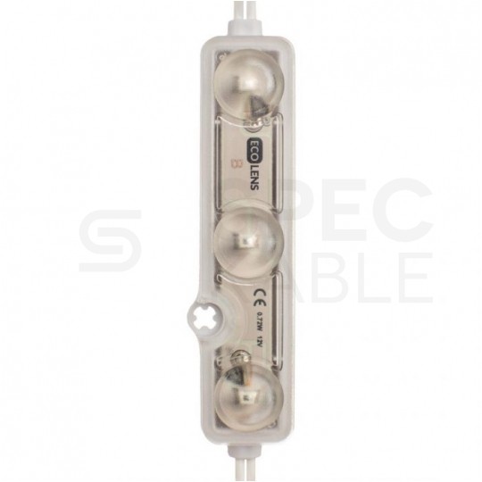 Moduł oświetleniowy 3x LED SMD 0,72W 12V 83lm/W niebieski z taśmą samoprzylepną IP68