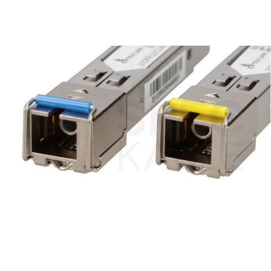 Moduł SFP (mini-GBIC) jednomodowy SM SC duplex TX=1310nm 3km 1,25Gbit/s (dedykowane do HP / Aruba) Extralink [komplet=2 szt]