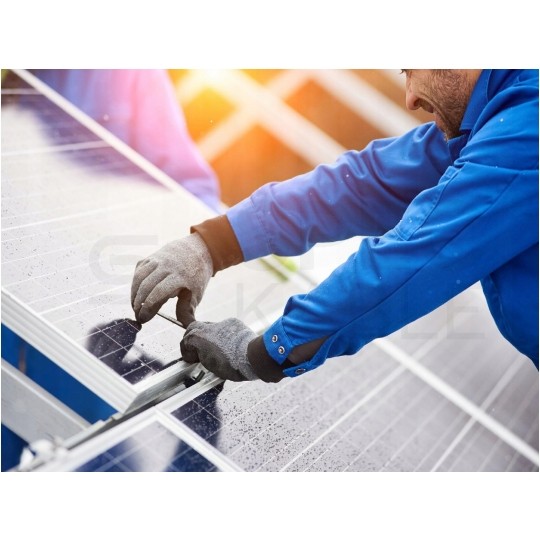 Mostek na blachodachówkę Uchwyt trapezowy aluminiowy szyna montażowa 480x60mm do paneli PV