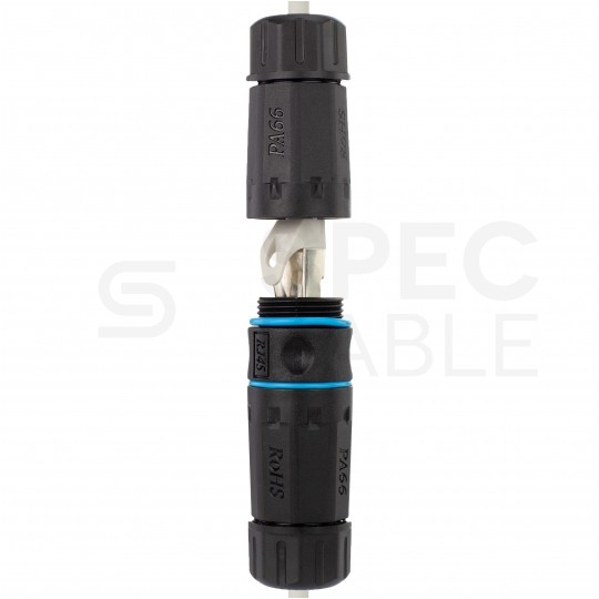 Mufa kablowa IP68 2xRJ45 kat.6 ekranowana FTP STP hermetyczna NEKU