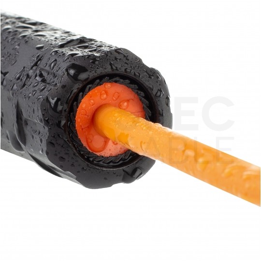 Mufa kablowa IP68 2xRJ45 kat.6A, kat.7 ekranowana FTP STP hermetyczna NEKU