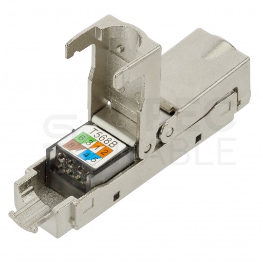 Mufa kablowa IP68 beznarzędziowa kat.6 ekranowana FTP STP hermetyczna NEKU