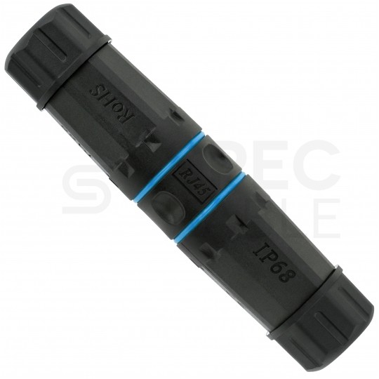 Mufa kablowa IP68 beznarzędziowa kat.6 ekranowana FTP STP hermetyczna NEKU