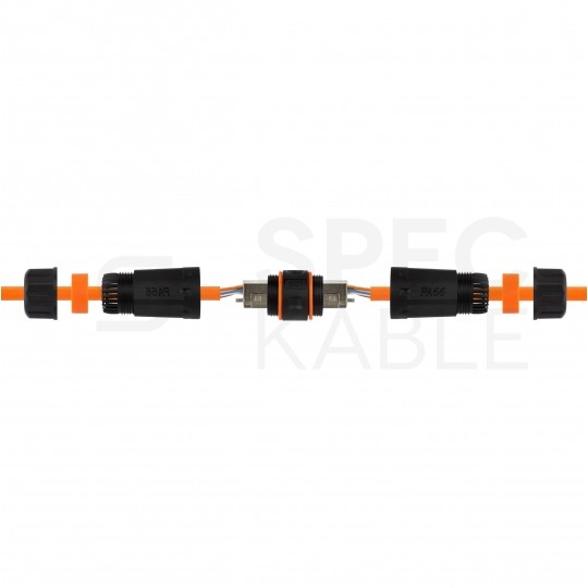 Mufa kablowa IP68 beznarzędziowa kat.6A, kat.7 ekranowana FTP STP hermetyczna NEKU