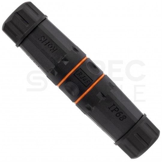 Mufa kablowa IP68 beznarzędziowa kat.6A, kat.7 ekranowana FTP STP hermetyczna NEKU