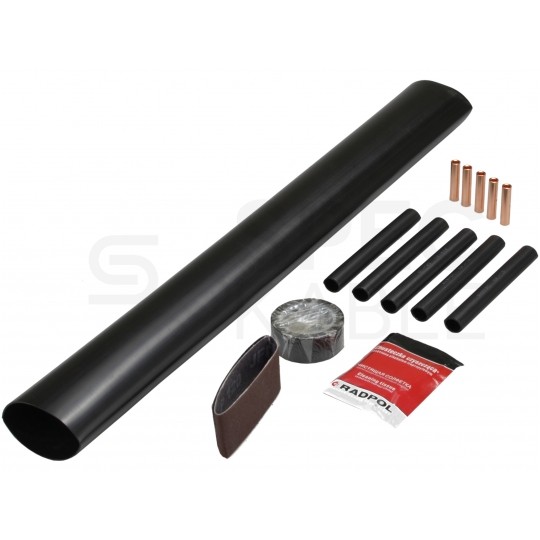 Mufa kablowa przelotowa JSP-CX na kable 5x10mm2 zestaw RADPOL