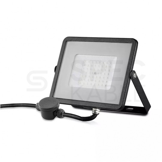 Mufa kablowa z dławikami na kable do 3x2,5mm2 hermetyczna IP66 UV prosta okrągła czarna V-TAC