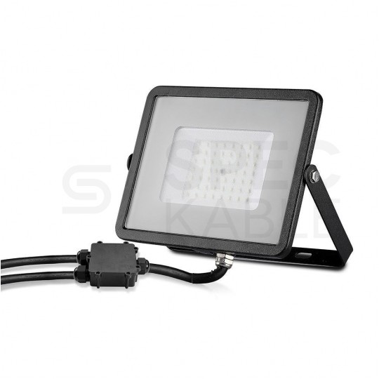 Mufa kablowa z dławikami na kable do 5x2,5mm2 hermetyczna IP68 UV trójnik czarna V-TAC