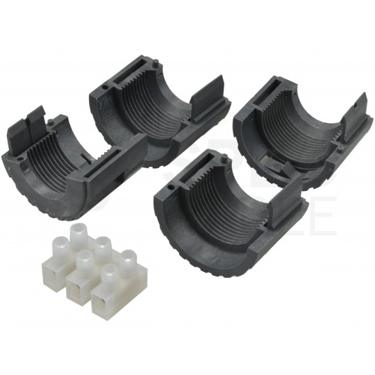 Mufa kablowa żelowa na kable 3x1,5-6mm2 hermetyczna IP68 190x60x47mm przelotowa SHARK