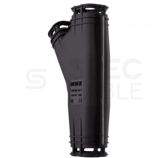Mufa kablowa żelowa typu "Y" uniwersalna do 4x16mm2 hermetyczna IP68 180x105x36mm bez złączek, odgałęźna, wielokrotnego użytku MOREK