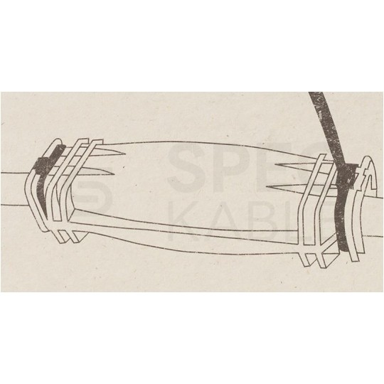 Mufa kablowa żelowa typu "Y" uniwersalna do 4x16mm2 hermetyczna IP68 180x105x36mm bez złączek, odgałęźna, wielokrotnego użytku MOREK