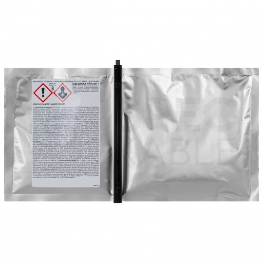 Mufa kablowa żywiczna na kable 5x1,5-10mm2 wodoodporna IPx8 przelotowa Etelec Submarine