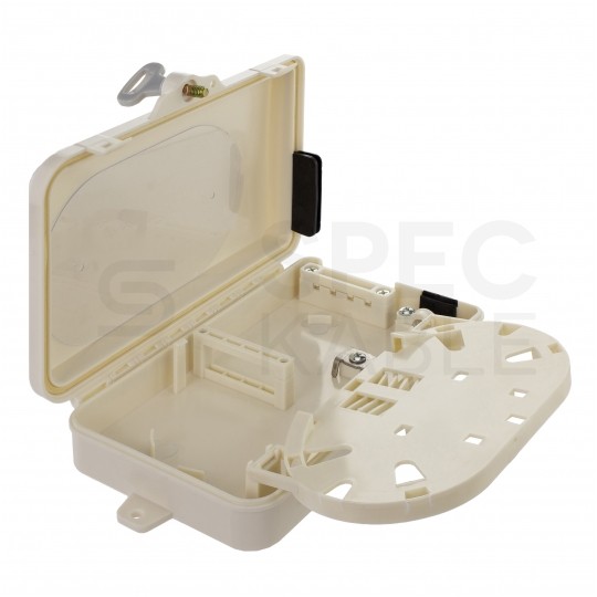 Mufa przełącznica światłowodowa FO na 4 adaptery SC simplex IP65 NEKU