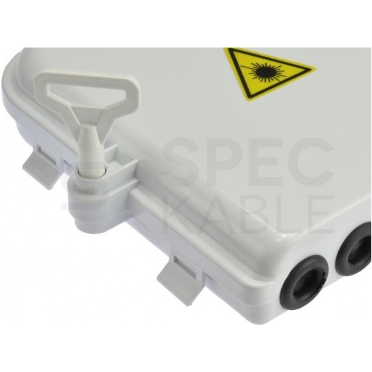 Mufa przełącznica światlowodowa FO na 8 adapterów SC simplex IP65 NEKU