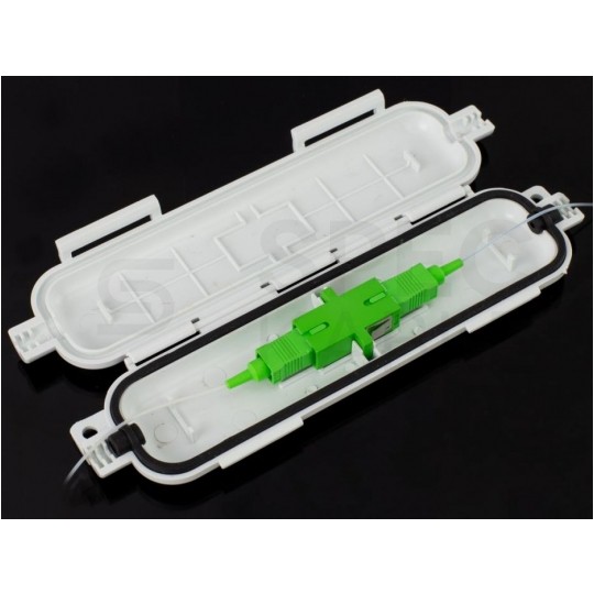 Mufa światłowodowa FO naścienna MINI na 1 adapter SC simplex IP65 NEKU