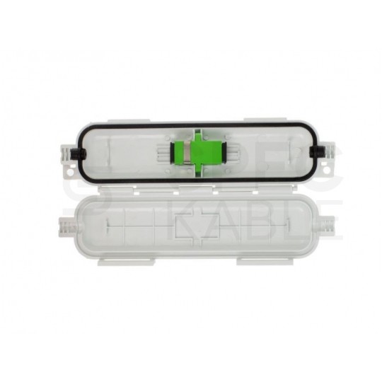 Mufa światłowodowa FO naścienna MINI na 1 adapter SC simplex IP65 NEKU