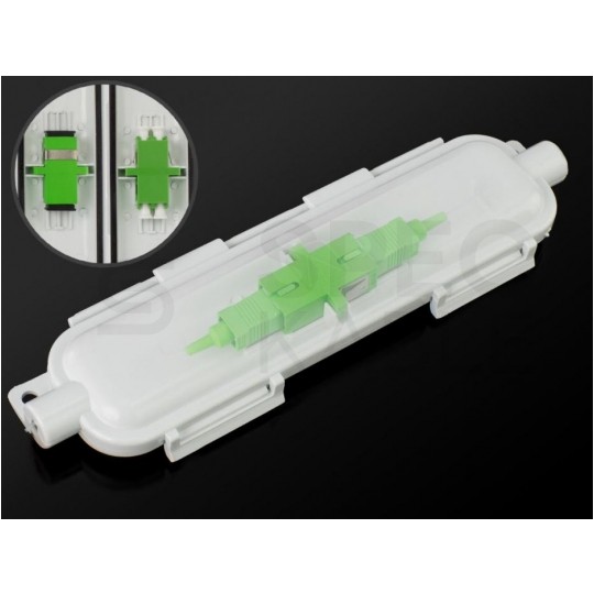 Mufa światłowodowa FO naścienna MINI na 1 adapter SC simplex IP65 NEKU