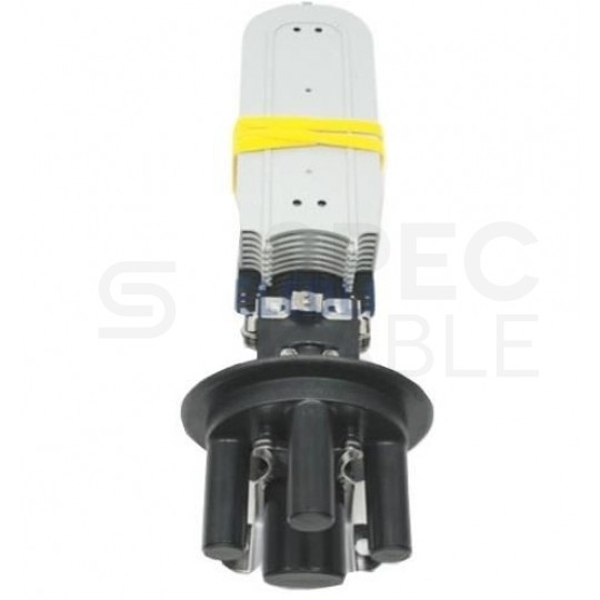 Mufa światłowodowa, kapturowa 144 spawy (6x24) pionowa IP68 TELCOLINE