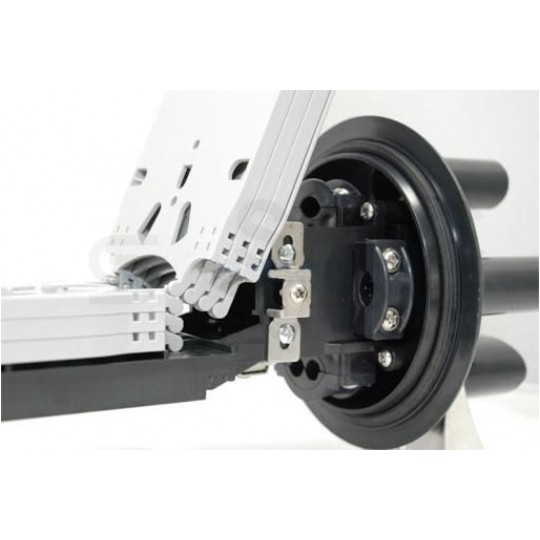 Mufa światłowodowa, kapturowa 144 spawy (6x24) pionowa IP68 TELCOLINE