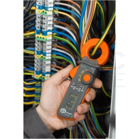Multimetr cęgowy do pomiaru prądu upływu miernik uniwersalny z wyświetlaczem LCD SONEL CMP-200