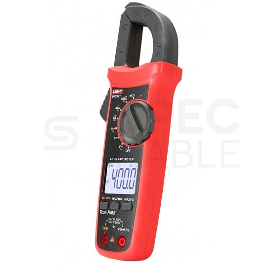 Multimetr cęgowy z autozakresem i pomiarem True RMS miernik uniwersalny z wyświetlaczem LCD UNI-T UT201+