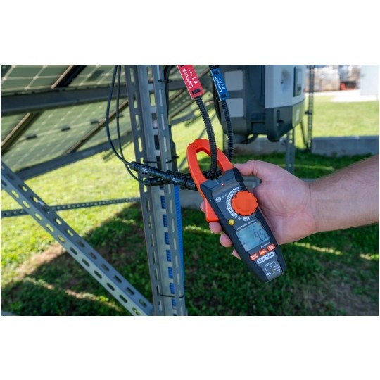 Multimetr cęgowy z niskoimpedancyjnym pomiarem napięcia miernik uniwersalny z wyświetlaczem LCD SONEL CMP-1010