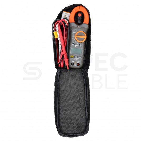Multimetr cęgowy z pomiarem temperatury miernik uniwersalny z wyświetlaczem LCD SONEL CMP-401