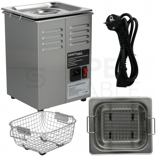 Myjka wanna ultradźwiękowa 100W o pojemności 2L Kraft&Dele