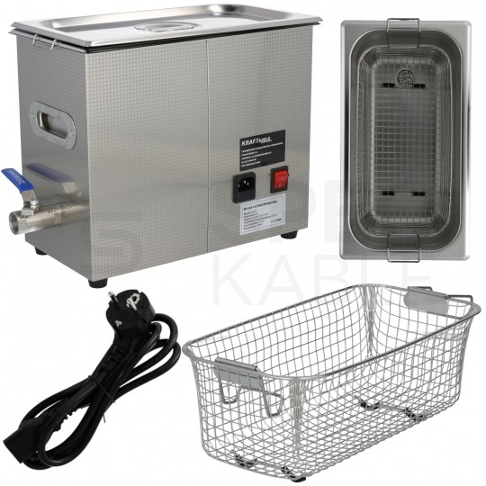 Myjka wanna ultradźwiękowa 230W o pojemności 6,5L Kraft&Dele