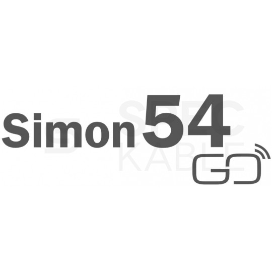 Nadajnik bateryjny do obsługi innych sterowników Wi-Fi SIMON 54 GO CONTROL B biały Kontakt Simon DENB1W.01/11