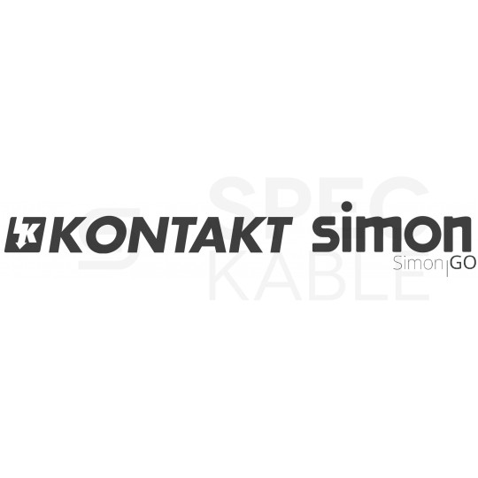 Nadajnik bateryjny do obsługi innych sterowników Wi-Fi SIMON 54 GO CONTROL B czarny Kontakt Simon DENB1W.01/49