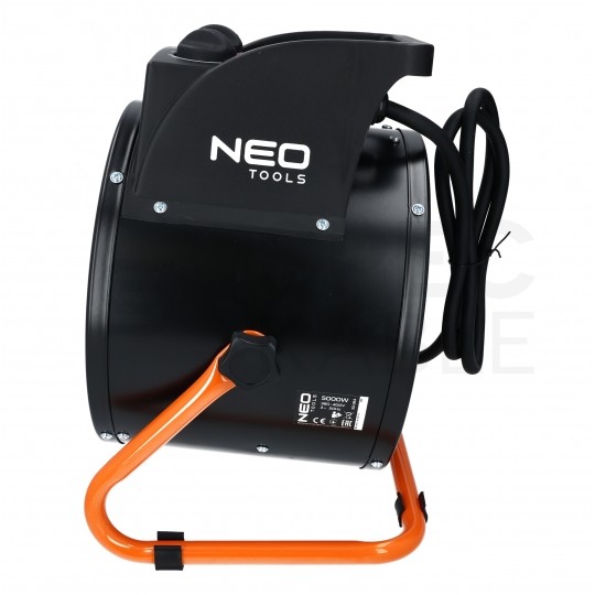 Nagrzewnica elektryczna ceramiczna PTC 5kW z wentylatorem i regulacją ustawienia NEO 90-064